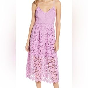 ASTR the Label Lace Midi Dress